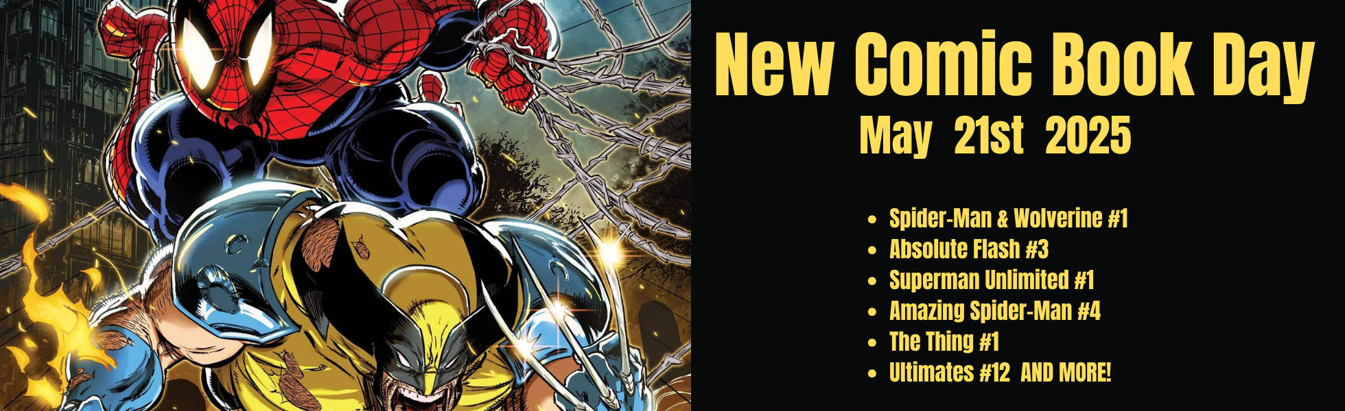 Shop this weeks NEW COMICS!
